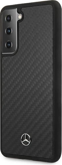 Mbështjellës Mercedes MEHCS21MRCABK Dynamic Line për Samsung Galaxy S21+, i zi, hardcase