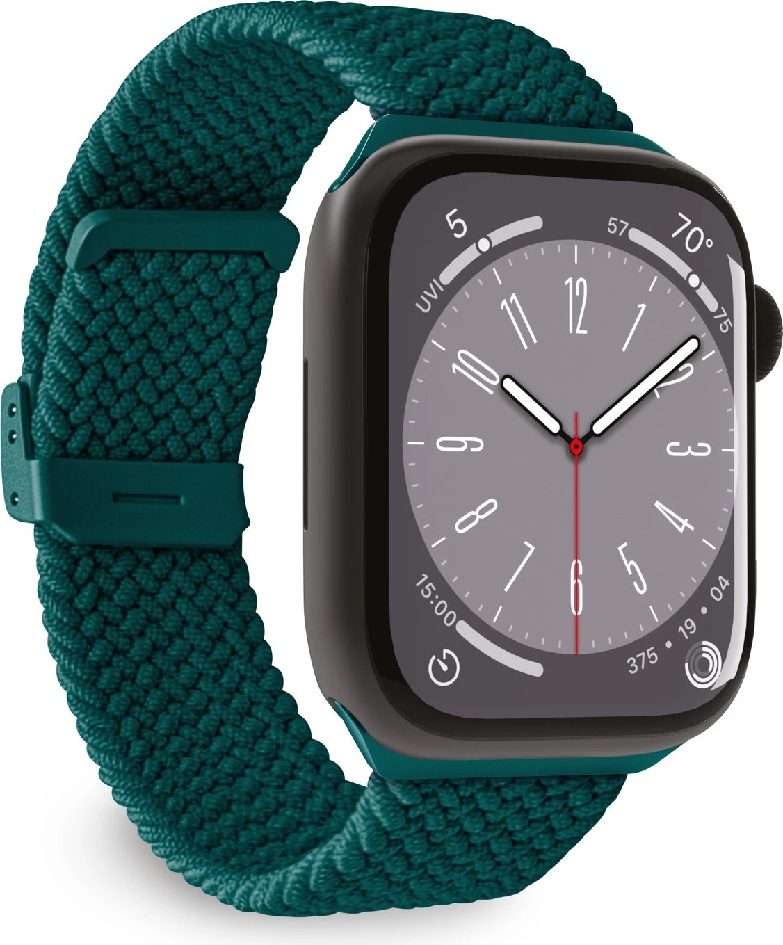 Rrip najloni për Apple Watch Puro Loop, 42/44/45/49mm, e gjelbër e errët