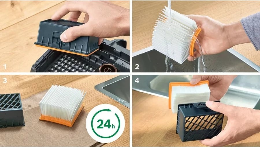 Fshesë me korrent Bosch Serie 2 BGDS2CHAMP, 600 W, Drum, 3.5 L, e zezë