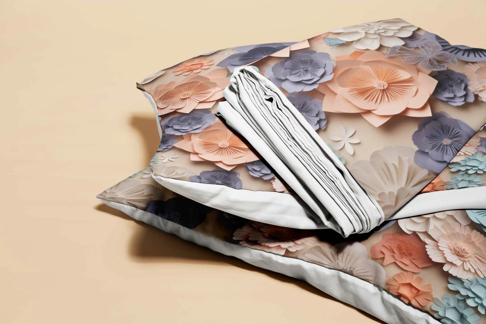 Set mbulesë për jorgan dopio, shumëngjyrësh, L'essentiel, FLW_DVT25-20