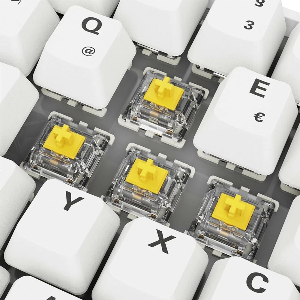 Tastierë gaming Sharkoon Skiller SGK50S4 Gen2, PBT, DE, RGB, e bardhë/blu Tastierë gaming Sharkoon Skiller SGK50S4 Gen2, PBT, DE, RGB, e bardhë/blu