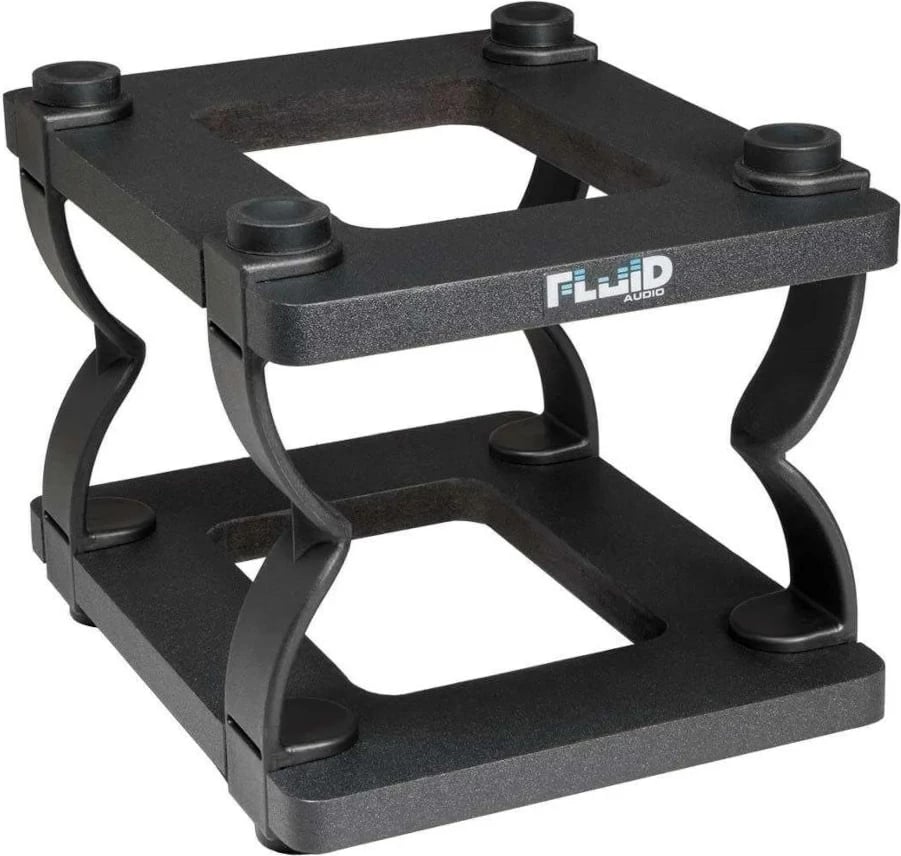 Stenda për monitorë studio Fluid Audio DS5, 4-5 inç, Plastike, Zezë, Set 2 copë