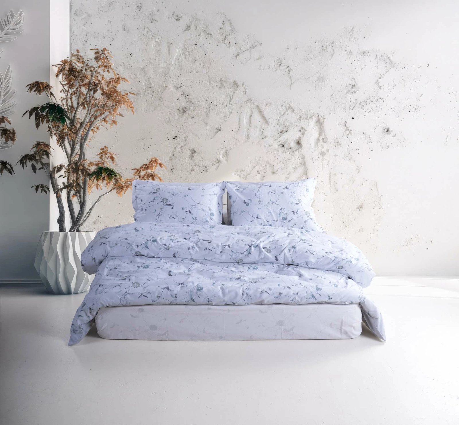 Set mbulesë për jorgan king, ngjyrë blu, L'essentiel, Lima