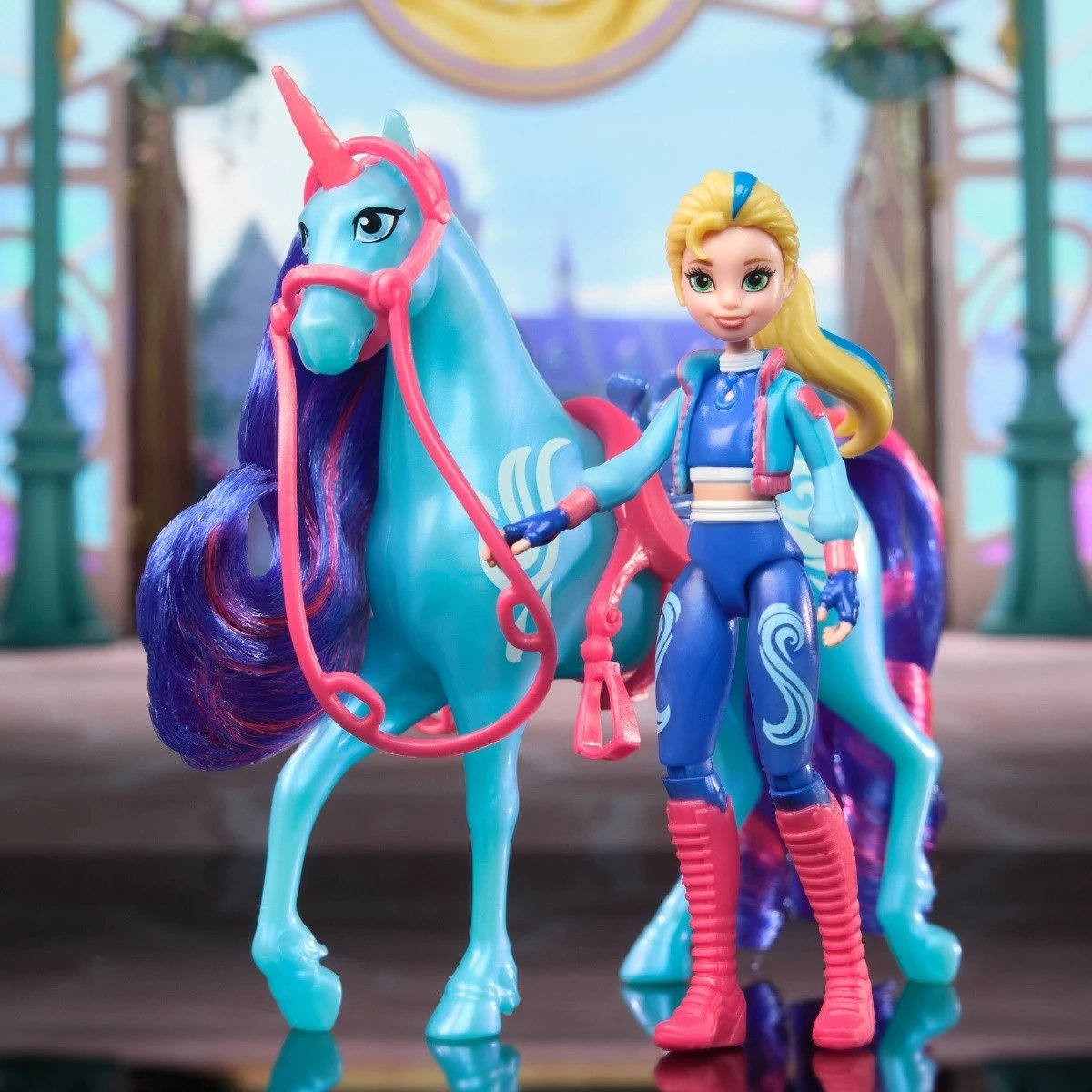Set figurina Unicorn Academy Spin Master 6071175, Ava dhe Leaf, 11 cm + 13 cm, për vajza Set figurina Unicorn Academy Spin Master 6071175, Ava dhe Leaf, 11 cm + 13 cm, për vajza