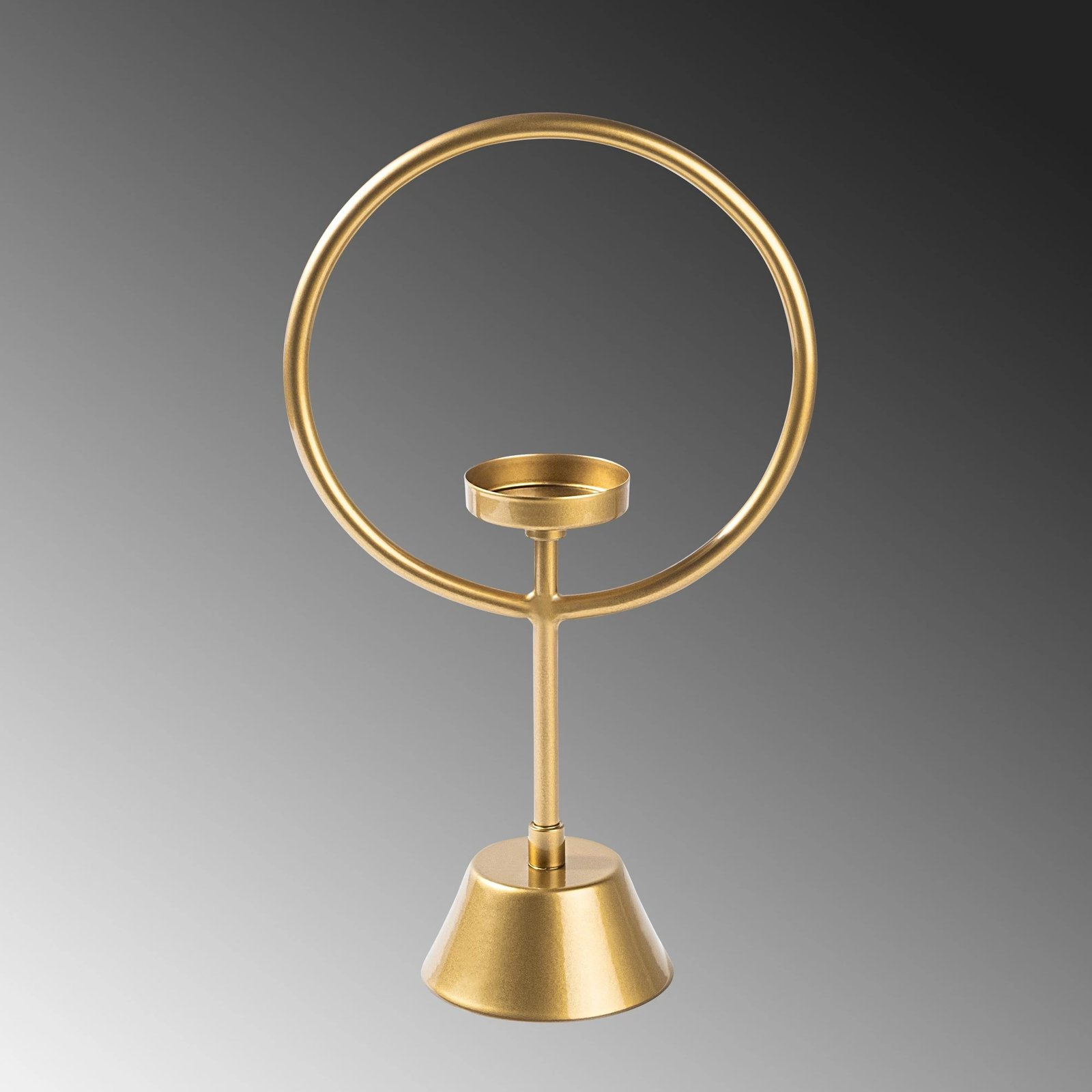 Aksesor dekorativ metalik, ngjyrë ari, Aberto Design, Caıros-B