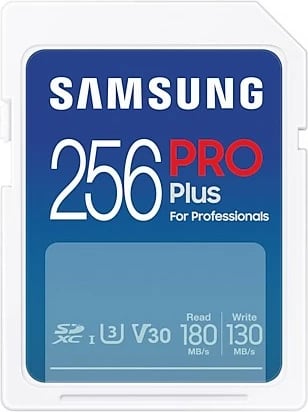 Kartelë memorie Samsung PRO Plus 256GB SDXC UHS-I, e bardhë