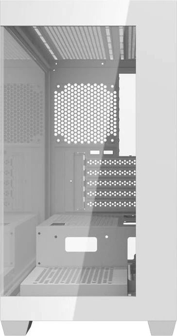 Kasë Darkflash C218M me 6 ventilatorë ARGB, e bardhë