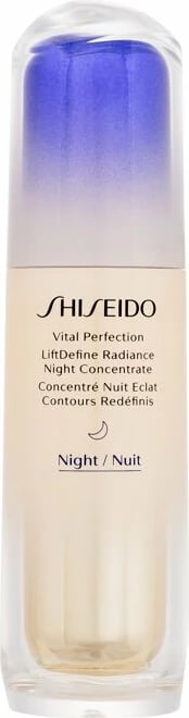 Serum për fytyrë Shiseido Vital Perfection LiftDefine Radiance Night Concentrate për femra 40ml