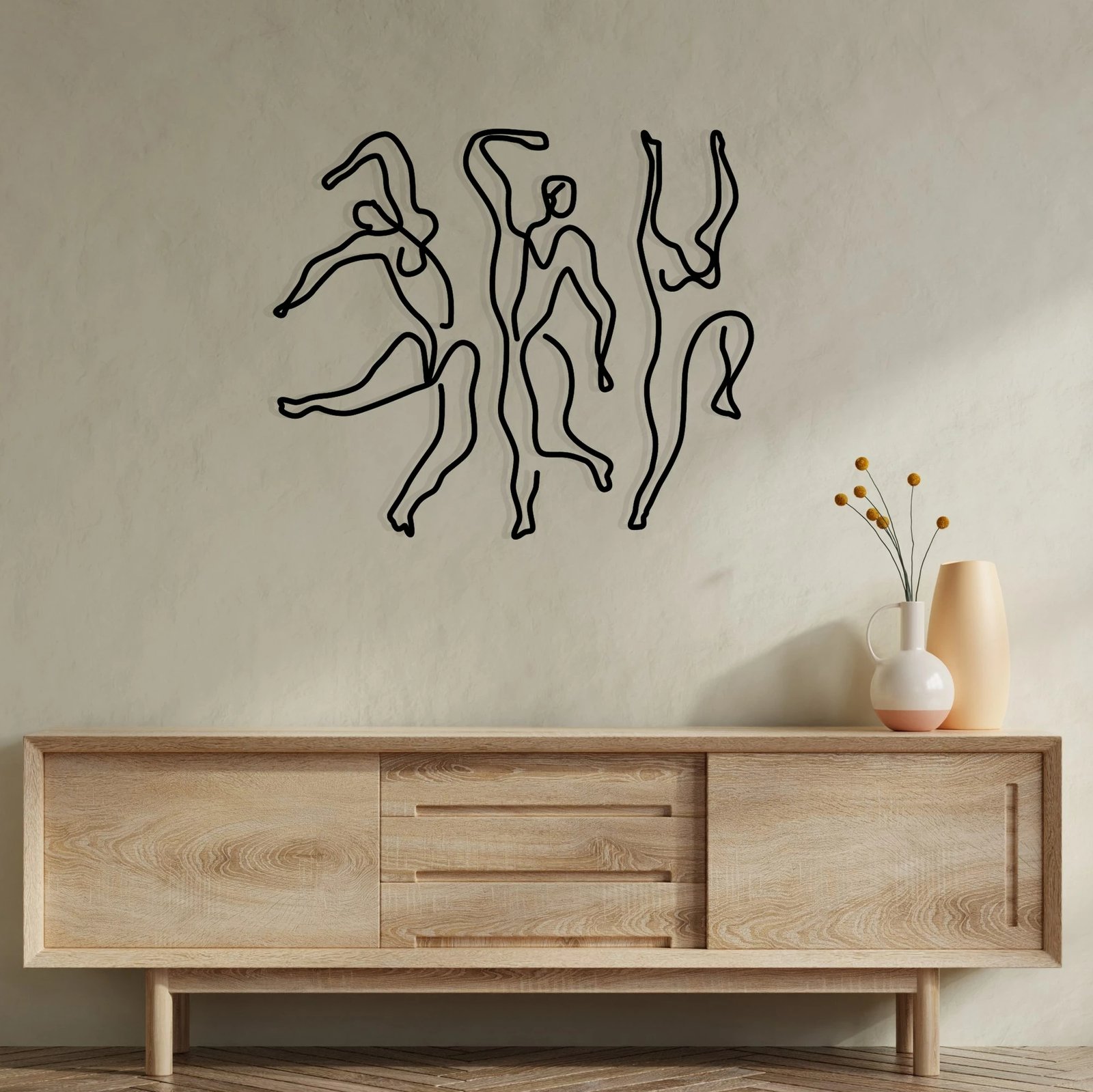 Aksesor dekorativ metalik për mur, Wallity, Famiglia