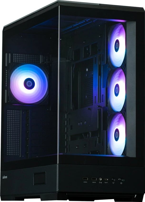 Kasë Zalman P50 DS, Midi Tower, ARGB, e zezë