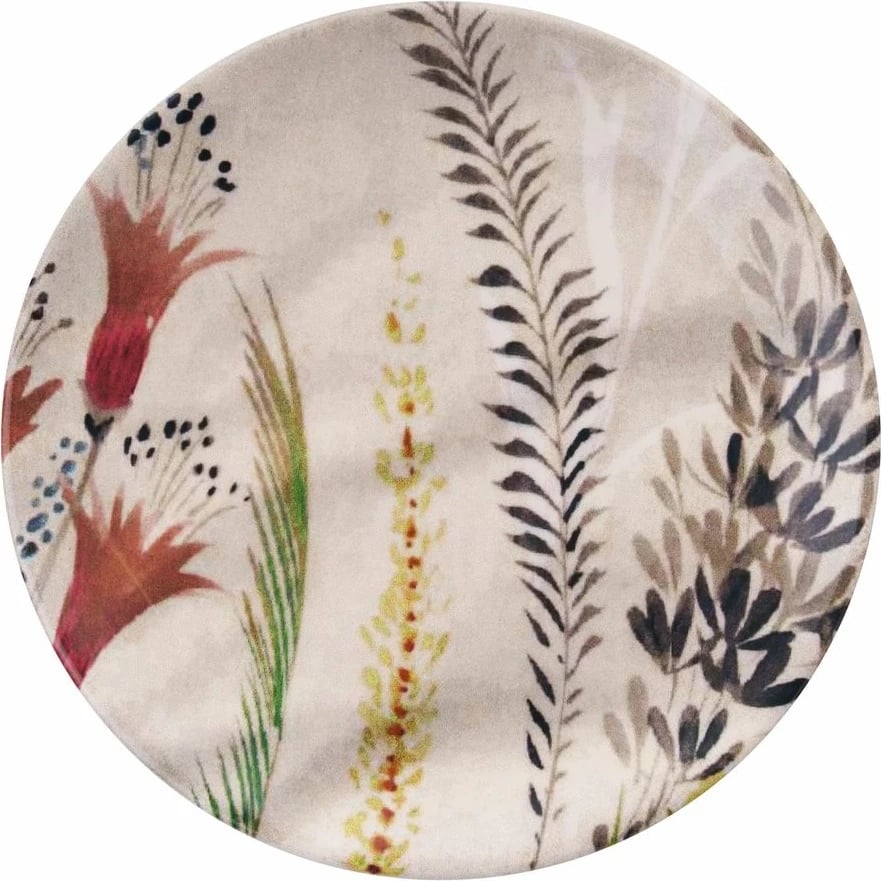 Set pjatash shërbimi (6 copë), Hermia Concept, gjethe gruri, shumëngjyrëshe