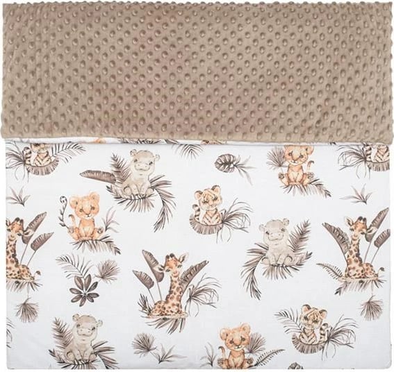 batanije bebe New Baby Safari 80x100 cm me mbushje bezhë