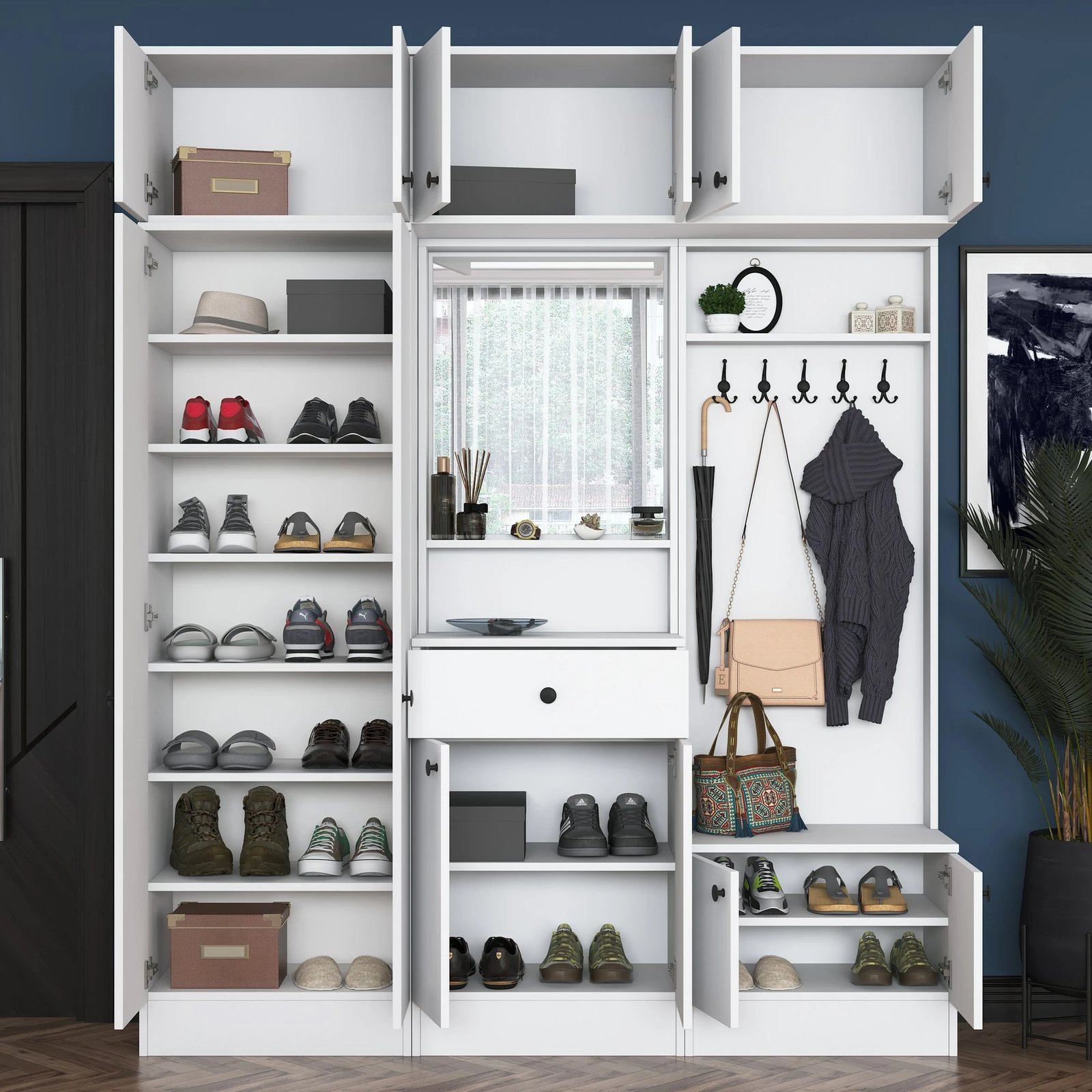 Stendë korridori Hanah Home, EA104 - 2569, e bardhë