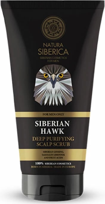 Scrub për skalp për meshkuj Natura Siberica Siberian Hawk 150ml