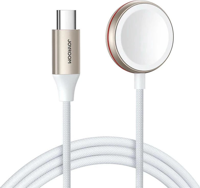 Karikues magnetik për Apple Watch Joyroom S-IW011, USB-C, 1.2m, Bardhë