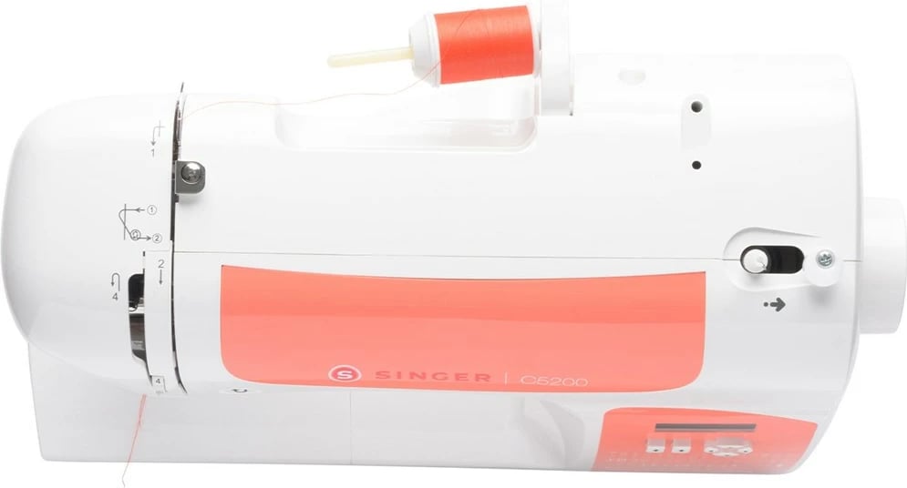 Makine qepëse Singer C5205-CR, Elektrike, Portokalli