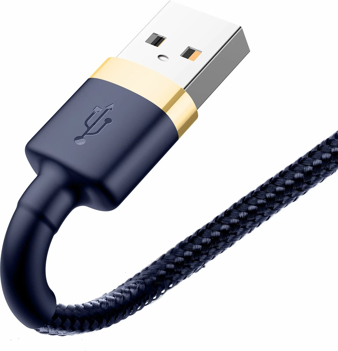 Kabllo Baseus Cafule CALKLF-BV3, USB-A në Lightning, 1m, 2.4A, Blu-Ari