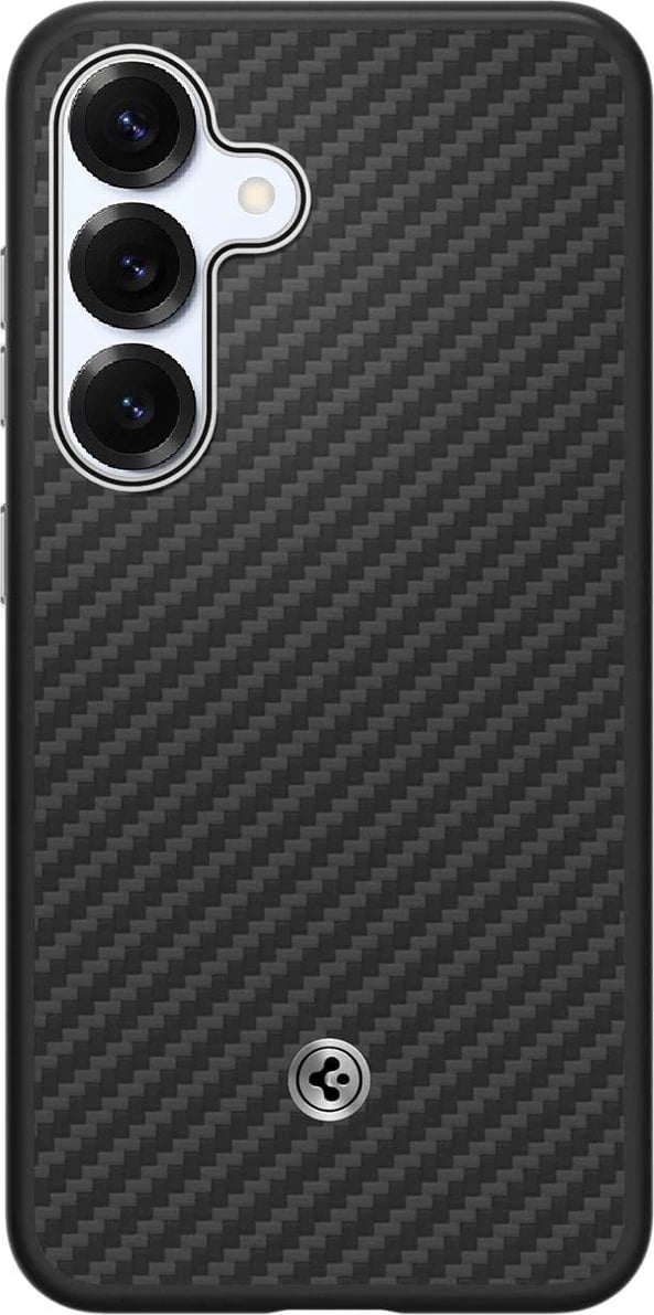 Mbështjellës Spigen Enzo Aramid GP-FPS931PGABW për Samsung Galaxy S25, MagFit, i zi