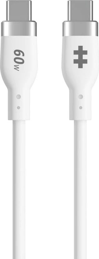 Kabllo USB-C Targus 1.5m, silikon, 60W, e bardhë