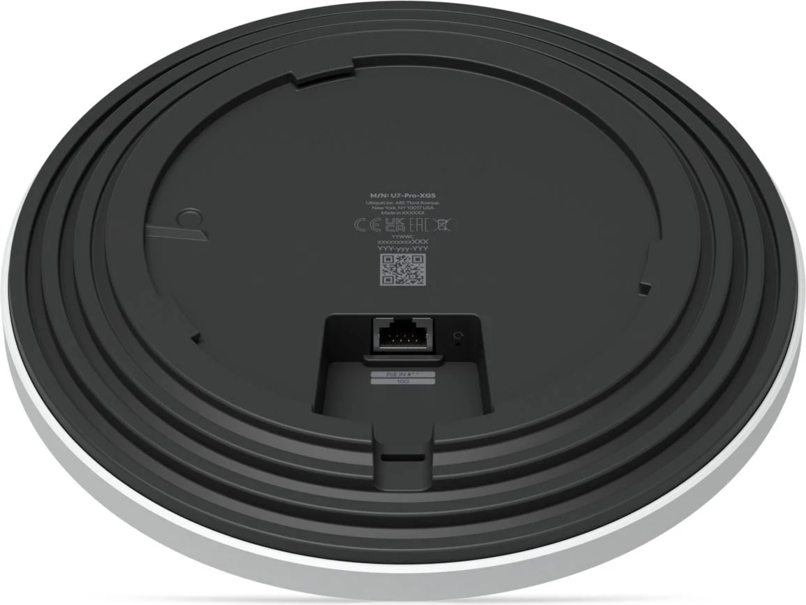 Access point Ubiquiti U7 Pro XGS, 8600 Mbit/s, PoE, Bardhë