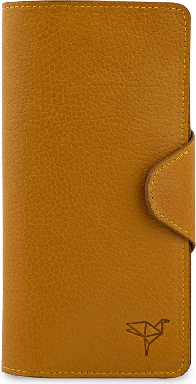 Portofol unisex Zoozie Bags, ngjyrë mustard, Martha