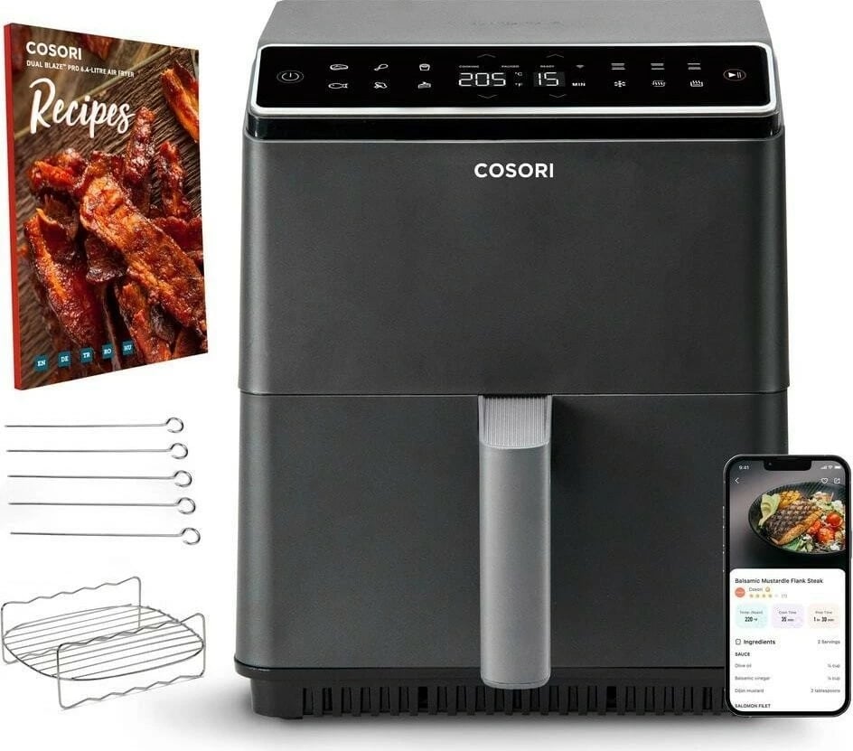 Fritezë me ajër Cosori Dual Blaze Pro, e zezë
