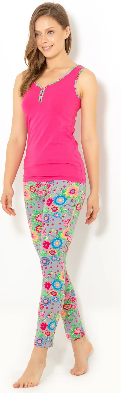 Set pizhamash për gra, Jumeon, 002-000224, fuchsia