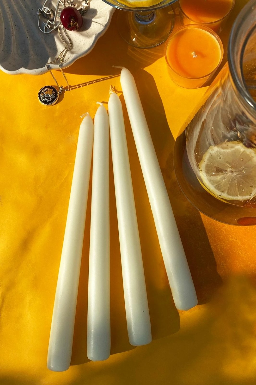 Set qirinjsh krem, 4 copë, Evila Originals, Premium 4