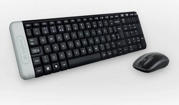 Set tastierë dhe maus Logitech MK220, wireless, USB, full-size, zi