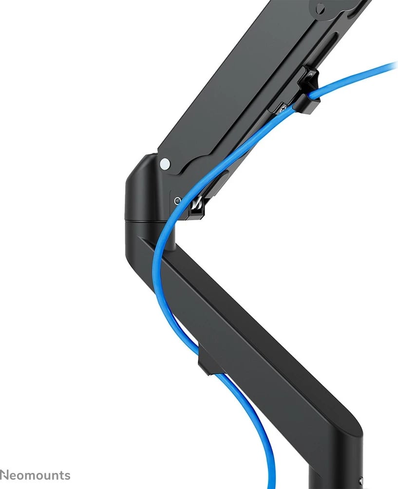 Krah tavoline për monitorë Neomounts Newstar DS70-700BL2, për 2 ekrane, 27 inç, rregullim lartësie me gaz, kapëse, e zezë