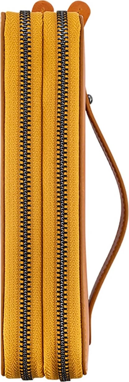 Portofol unisex Zoozie Bags Orleanscrazy, ngjyrë mustard