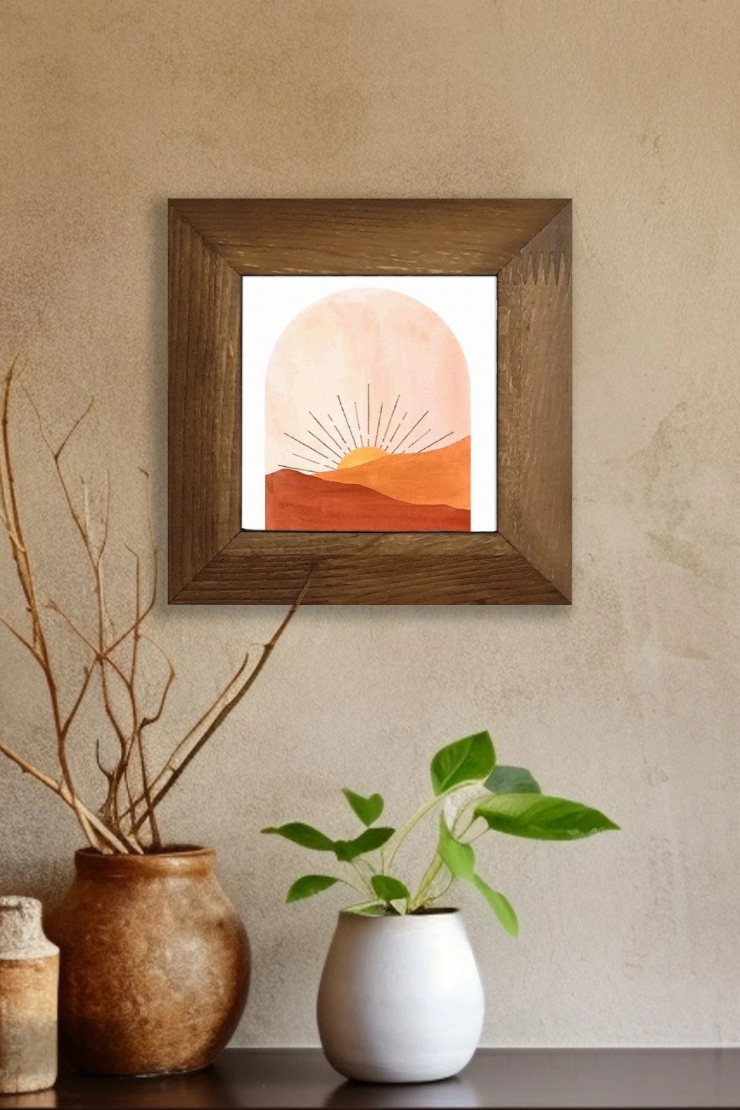 Pikturë dekorative me kornizë, Wallity Artvessakaro2, shumëngjyrëshe, 15.5x15.5cm