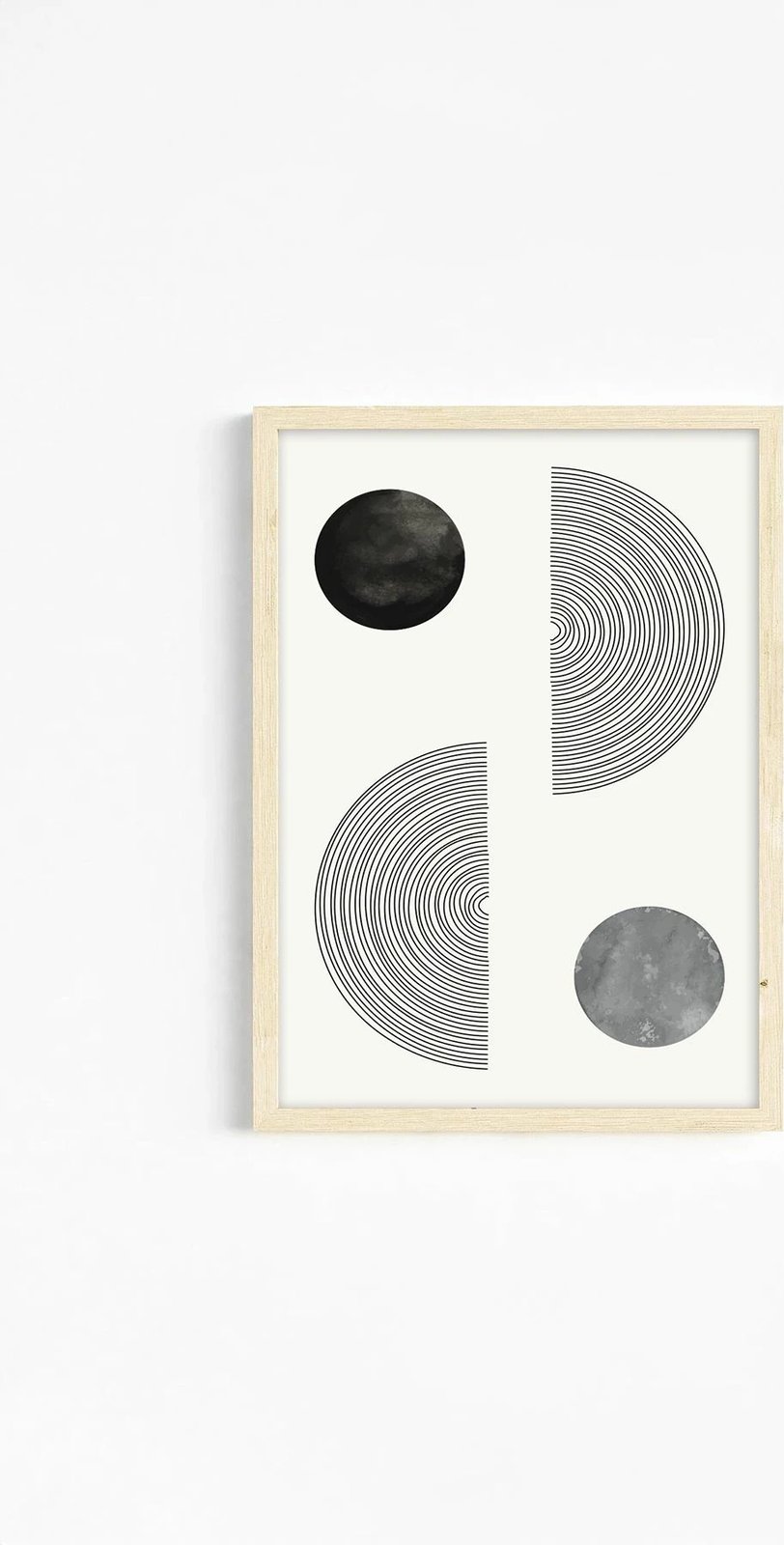 Pikturë dekorative me kornizë (3 copë), Wallity, Ersydata18-5070