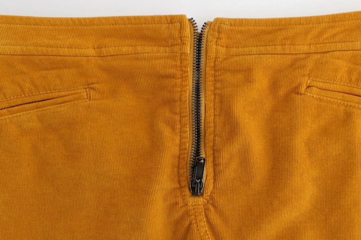 Fund për femra Costume National, i verdhë