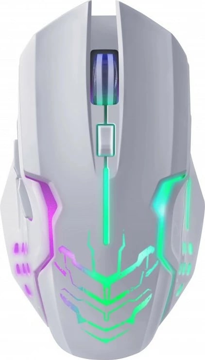 Maus gaming pa tela, Defender Katana GM-511 1200–3200 DPI, 5 butona, RGB, 10 m, i bardhë