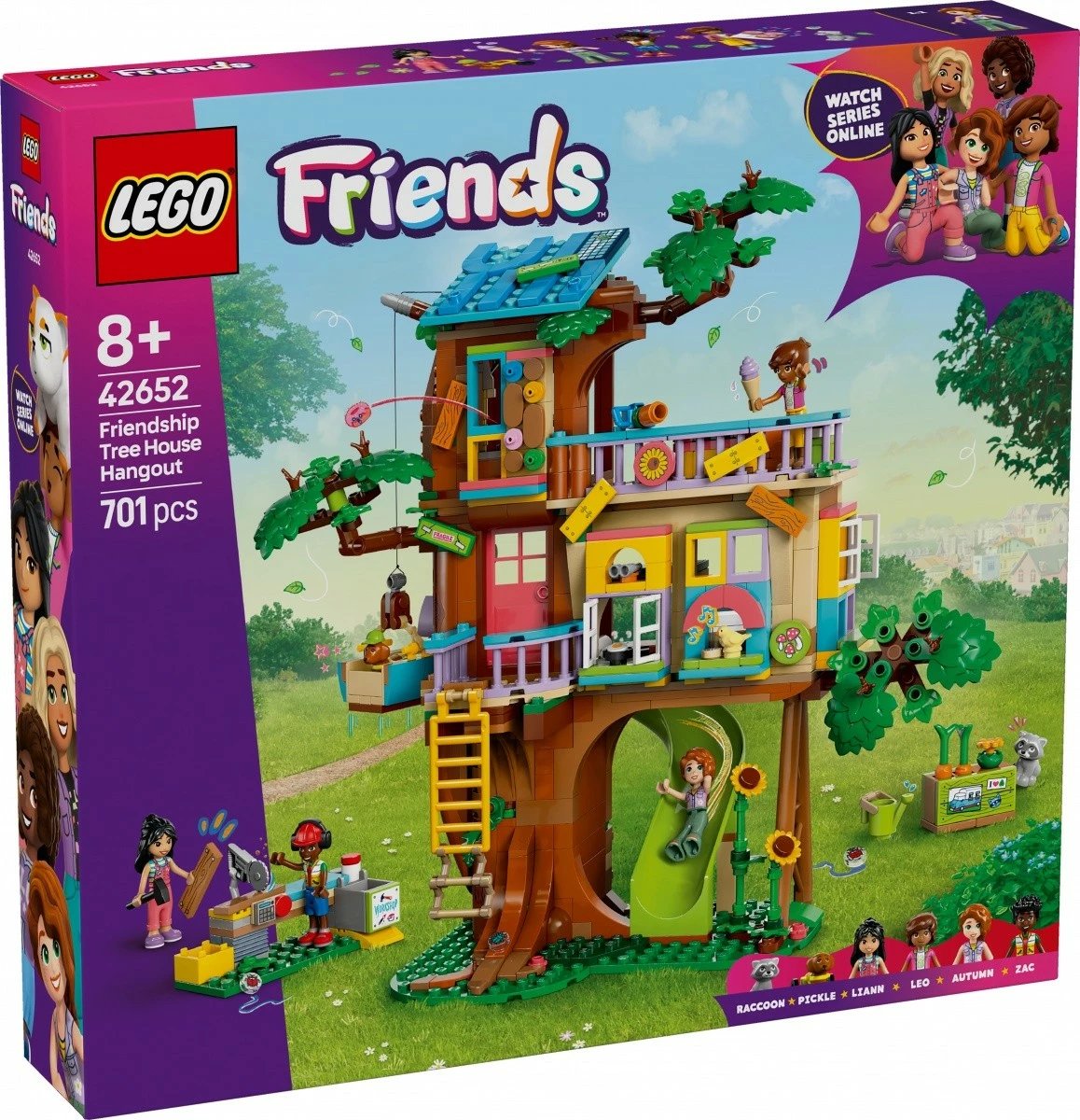 Set LEGO Friends 42652, Shtëpi në pemë, 701 pjesë, për fëmijë, shumëngjyrëshe