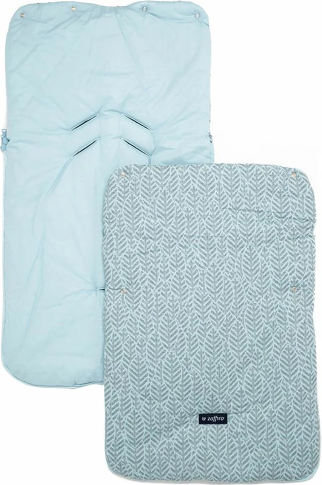 Mbështjellëse multifunksionale për bebe, WOMAR Zaffiro 5n1, pambuk 100% me mbushje anti-alergji, jeshile mente