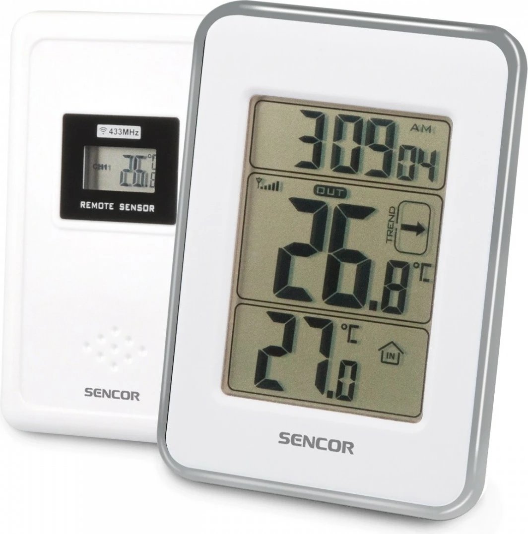 Stacion moti Sencor SWS 25 WS, i bardhë/argjendtë