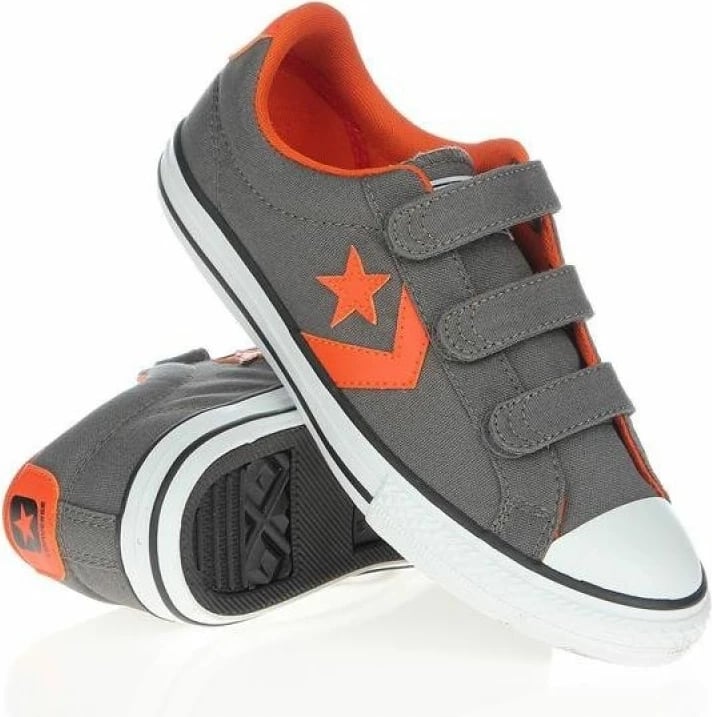 Atlete për fëmijë Converse, gri/portokalli