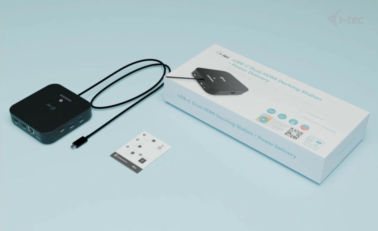 Docking station i-tec C31DUALHDMIDOCKPD, 2x HDMI, 6x USB, Power Delivery 100W, E zezë