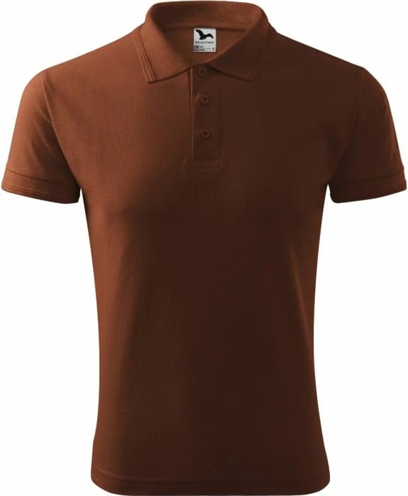 Fanellë Polo Malfini për Meshkuj, Ngjyrë Kafe