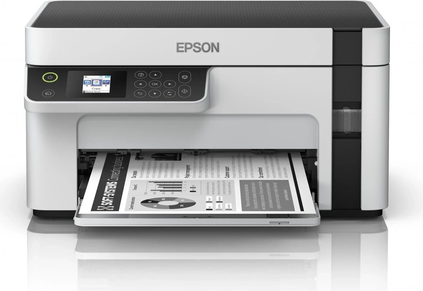 Printer Epson M2120, i bardhë