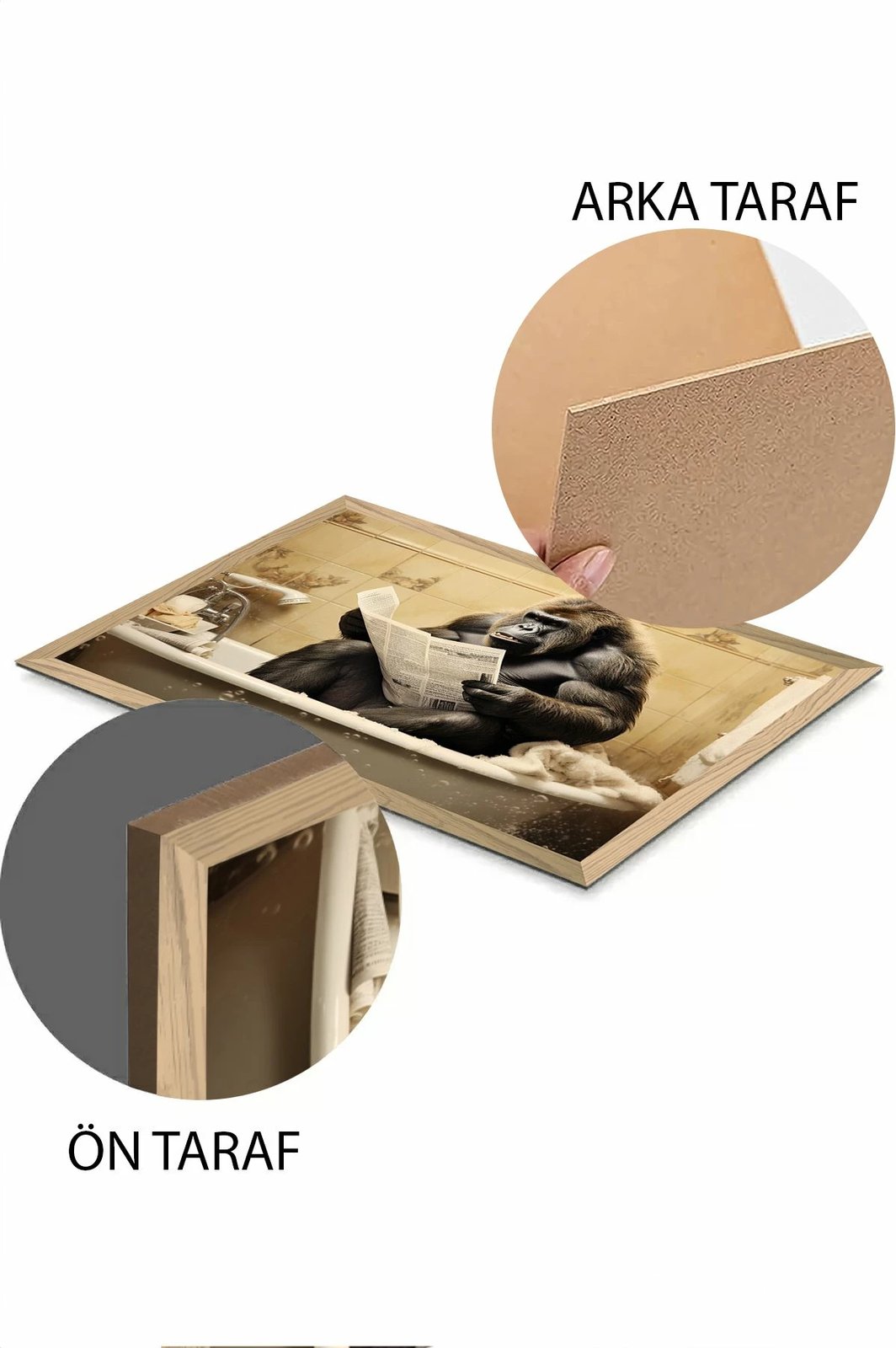 Pikturë dekorative, shumëngjyrëshe, Wallity, Arthynmodelyty3348-53, 33x48cm