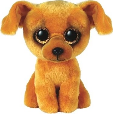 Lodër pelushi TY Puppy Zuzu, 15 cm, kafe/xhinxher