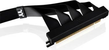 Kabllo riser PCI-E 4.0 Thermaltake 400mm, kënd 90°, e zezë