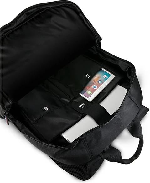 Çantë shpine BMW M Collection për laptop 16 inç, najlon & lëkurë ekologjike, e zezë