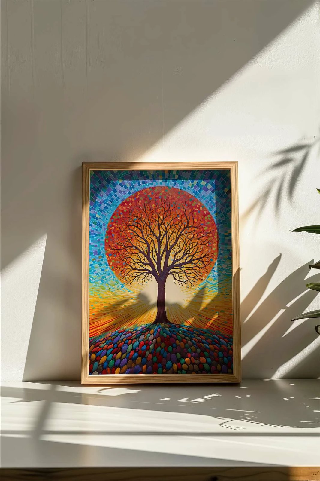 Pikturë dekorative me kornizë, shumëngjyrëshe, Wallity, Mscartmdl2