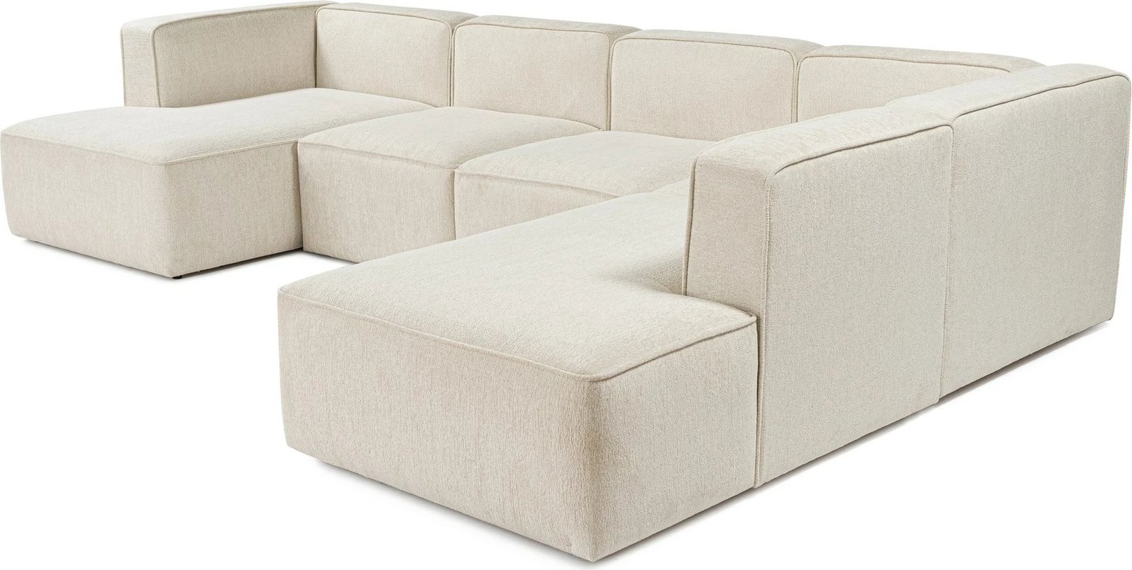 Këndore Atelier del Sofa More M (M5-M1-M1-M2-M3), krem