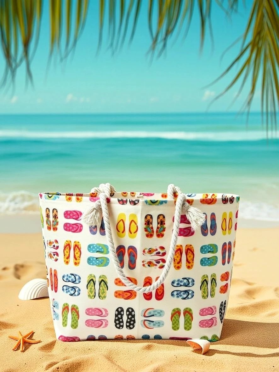Qantë plazhi Zoozie Bags, YLC.PJ.050, shumëngjyrëshe