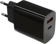 Karikues rrjeti TB AZTBXUL2USB3ACB, 2x3A, 20W, USB C + USB A, i zi